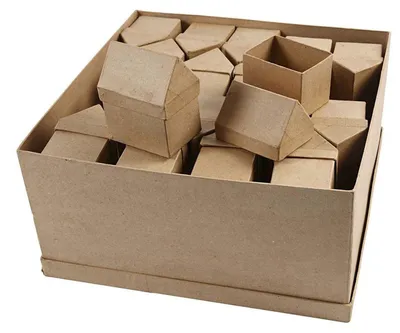 Produktbild von Creativ Company Storage Boxes House Paper Maché, 40..