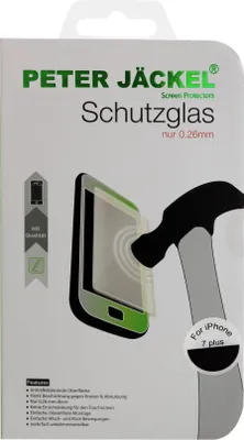 Produktbild von Peter Jäckel 15820, Apple, Apple iPhone 7 Plus, Kratzresistent, Transparent, 1 Stück(e)