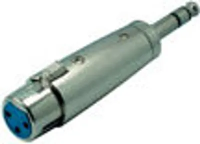 Produktbild von Adapter Cannon / XLR-Buchse an 6,3mm Stereo-Klinkenstecker, Good Connections®
