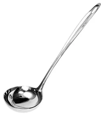 Obrázok produktu pre Schöpflöffel – Polievková lyžica – 90 ml – 32,5 cm – Nerezová oceľ – Strieborná