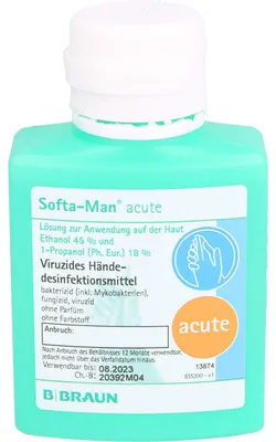 Produktbild von Softa-Man acute viruzides Hände-Desinfektionsmittel Lösung, 100 ml Lösung