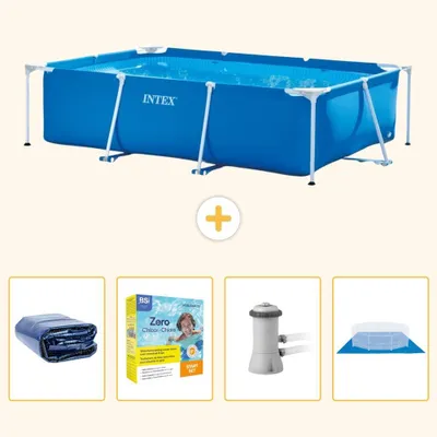Immagine prodotto di Piscina fuori terra rettangolare - 300x200x75 cm - 5 pezzi - Modello SCB8