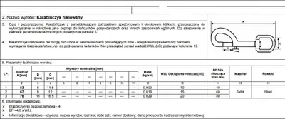 Obrázek produktu pro Poniklovaná karabina 76 mm - KAR-73