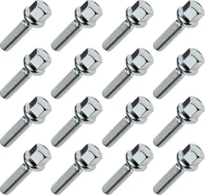 Produktbild von 16x Radschraube M14x1.5 , Gewindelänge: 25mm, Kugelbund, SW17