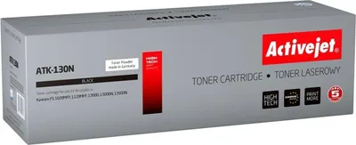 Produktbild von Activejet ATK-130N Tonerkartusche (Ersatz für Kyocera TK-130; Höchst; 7200 Seiten; schwarz)