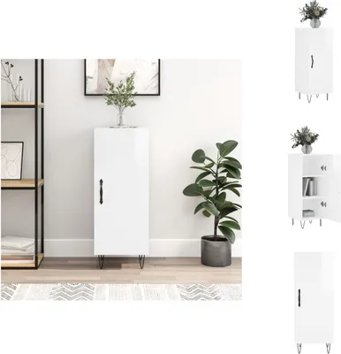 Immagine prodotto di vidaXL Credenza bianca lucida 34,5x34x90 cm in legno - Credenze