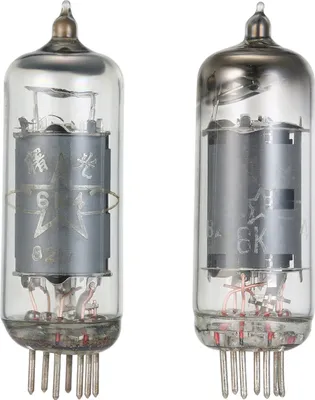 Zdjęcie produktu dla Zestaw 2 sztuk lamp próżniowych 6K4 – zamienniki do wzmacniaczy lampowych 6AK5 / 6AK5W / 6Zh1P / 6J1 / 6J1P / EF95 – wzmacniacz lampowy typu „pair tube” do samodzielnego montażu (DIY) – przedwzmacniacz lampowy