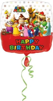 Image de AMSCAN Fol.-Bal. Standard Mario Bros Happy 0 0 0