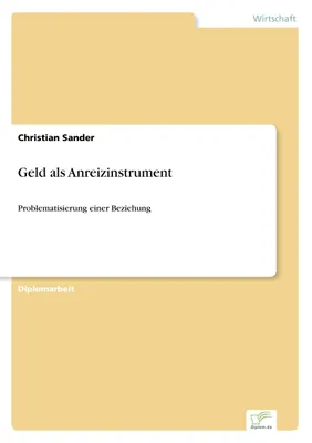 Produktbild von Geld als Anreizinstrument