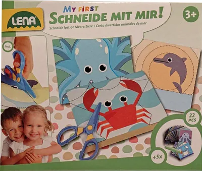 Zdjęcie produktu dla Simm 42632 - Lena - My First - Bastelset, Schneide mit mir!, Meerestiere