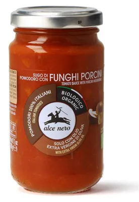 SOS POMIDOROWY Z BOROWIKAMI BIO 200 g - ALCE NERO
