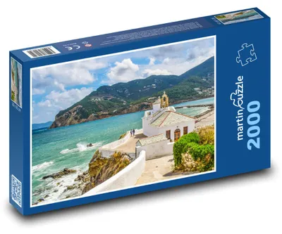 Obrázok produktu pre Puzzle 2000 Pobrežie Skopelos v Grécku - martinpuzzle