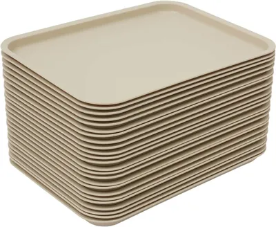 Produktbild von 24 Stück Kunststofftabletts für Gastronomie und Küche