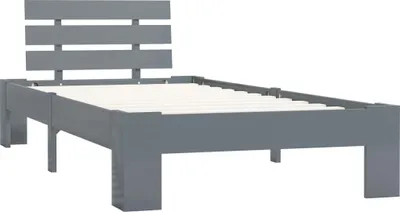 Obrázok produktu pre vidaXL Posteľ z masívu sivá borovica 90x200 cm