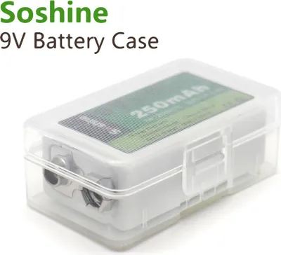 Produktbild von Soshine Aufbewahrungsbox für 9V Block 6LR61/AM-6(6F22) Akkus oder Batterien6LR61 / AM-6(6F22)