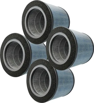 Produktbild von vhbw 4x Vorfilter+Hepa+Aktivkohle kompatibel mit Comedes Lavaero 900 Luftreiniger - Mehrstufiges Filtersystem