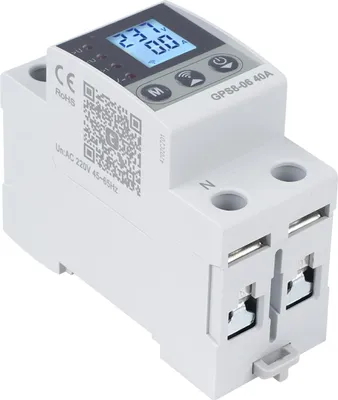 Image de Disjoncteur Smart WIFI Protection courant/tension 2P AC220V 40A avec affichage LED et contrôle TUYA App
