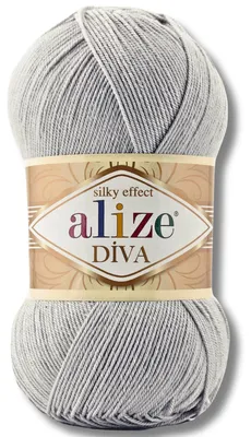 Obrázok produktu pre Alize 1x 100 g vlna Diva, jednofarebná, háčkovanie, pletenie (168)