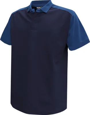 Produktbild von DASSY® Cesar Zweifarbiges Poloshirt DUNKELBLAU/KORNBLAU Gr.XS Länge: STANDARD