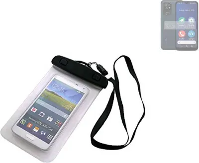 Produktbild von K-S-Trade Schutz Hülle Handy Hülle Kompatibel mit Doro 8200 Beach Bag wasserdicht 16cm x 10cm Schutzhülle Staub Sand Flachwasser Beachbag Case