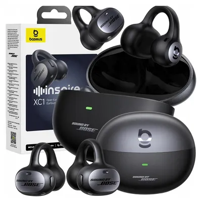 Zdjęcie produktu dla Baseus Inspire XC1, Bezprzewodowy, Połączenia/muzyka, Zestaw słuchawkowy, Czarny