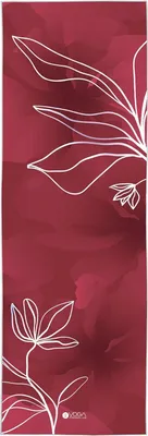 Produktbild von Famanu Yogahandtuch und Mikrofaser Yogamatte - Irisfarbe, 183 x 61 cm