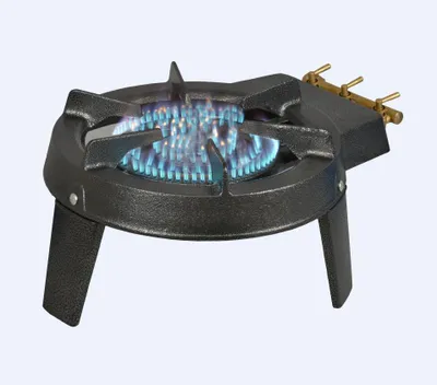 Image de Réchaud à gaz tripatte en fonte 7kw - Kitchen Chef - HT-C-0003 -