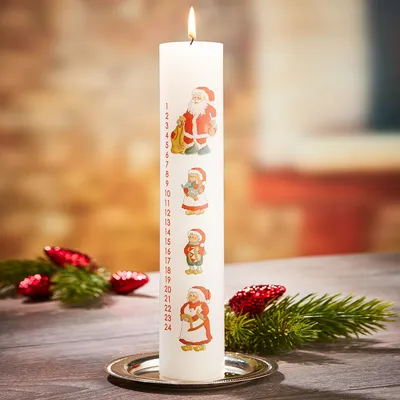 Produktbild von Adventskerze, weiß