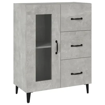 Produktbild von Sideboard Betongrau 69,5x34x90 cm Holzwerkstoff