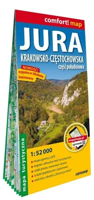 Immagine prodotto di Giura Krakowsko-Częstochowska Parte meridionale carta turistica laminata 1:52 000