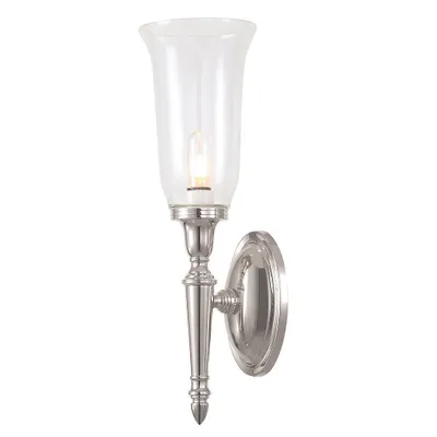 Produktbild von Elstead Dryden LED Wandleuchte G9 41cm Poliertes Nickel IP44