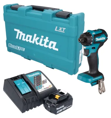 Produktbild von Makita DDF 083 RF1K Akku Bohrschrauber 18 V 40 Nm 1/4" Brushless + 1x Akku 3,0 Ah + Ladegerät + Koffer