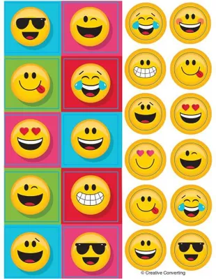 Produktbild von Sticker Lustige Gesichter