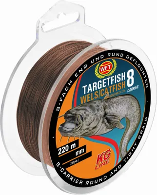 Produktbild von WFT TF8 Catfish brown 0,60mm 220m 60Kg - Wallerschnur
