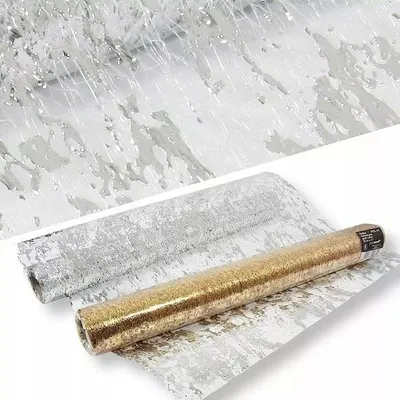 Image de Rouleau décoratif or + argent