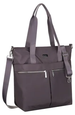 Obrázek produktu pro Peterson dámská shopper kabelka z polyesteru šedá 39 cm