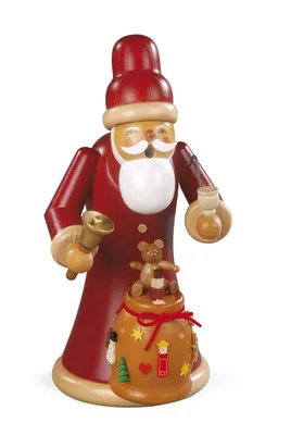 Obrázok produktu pre Fajčiaca figúrka Fajčiaci muž veľký Otec Vianoc s darčekmi (ŠxV):13x22cm NOVINKA
