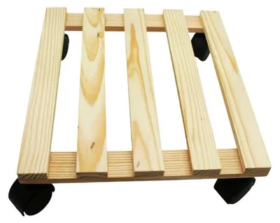 Produktbild von Benson Pflanzenwagen - Multirolle - Holz - 30 cm - bis zu 50 kg