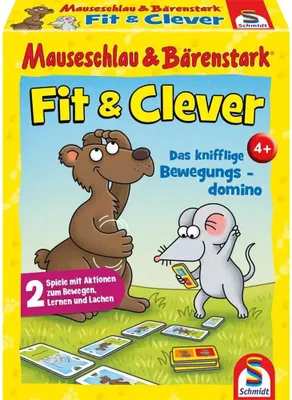 Produktbild von Mauseschlau & Bärenstark: Fit und Clever, Kartenspiel