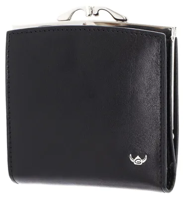 Imagen del producto de Golden Head Cuero monedero Colorado RFID Protect Bügelbörse 2049 Schwarz negro