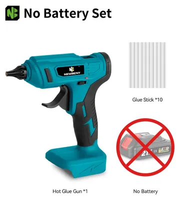 Produktbild von Schnurlose Heißklebepistole - Elektrische Akku Klebepistole - 100W 18V - Bis 280°C - Für 11 mm Klebesticks - Ohne Akku