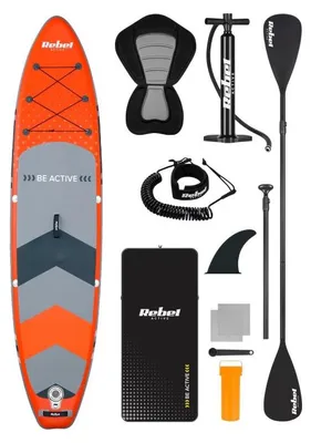 Obrázek produktu pro Rebel RBA-4501 Paddleboard SUP s příslušenstvím 350 cm, 140 kg, oranžový