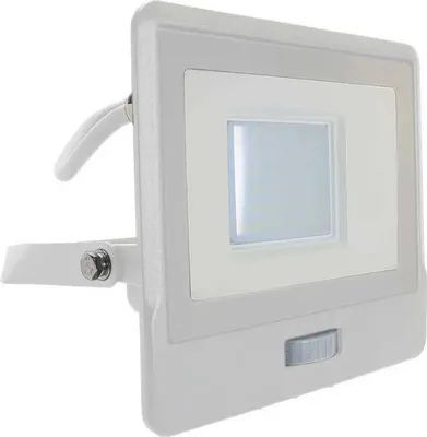 Immagine prodotto di V-TAC Proiettore LED, rilevatore di movimento VT-138S-1 (20300) EEK: F, 30W, 2340 lm, 6500K, bianco