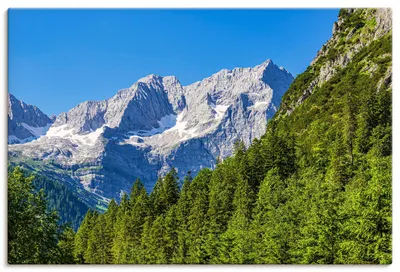 Produktbild von ARTland Leinwandbild Landschaft im Rißtal in Österreich Größe: 90x60 cm
