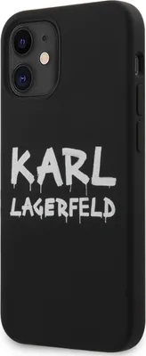 Obrázok produktu pre Karl Lagerfeld Apple iPhone 12 Mini Čierny zadný kryt - Graffiti