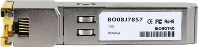 Immagine prodotto di Juniper SFP-10G-RJ45-80M compatibile BlueOptics SFP+ BO08J78S7 (SFP-10G-RJ45-80M-JU-BO)