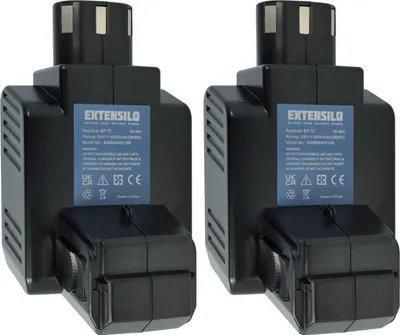Produktbild von EXTENSILO 2x Akku kompatibel mit Hilti TE 5 A Werkzeug (4000 mAh, NiMH, 24 V)