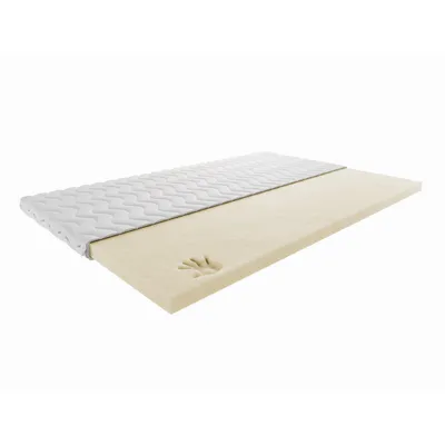 Zdjęcie produktu dla Topper Visco 120x200 cm z pianki visco - dwustronny antyalergiczny zdejmowany pokrowiec twardość H3 grubość 3 cm