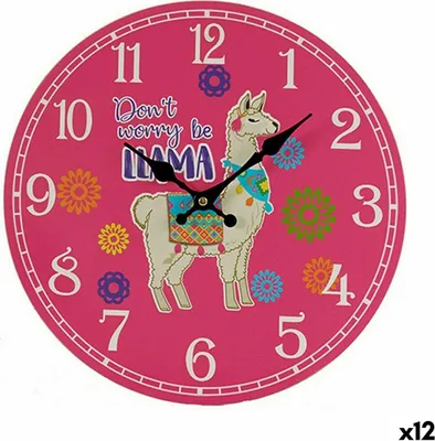 Produktbild von Wanduhr Flamme 3 x 33,8 x 33,8 cm (12 Stück)