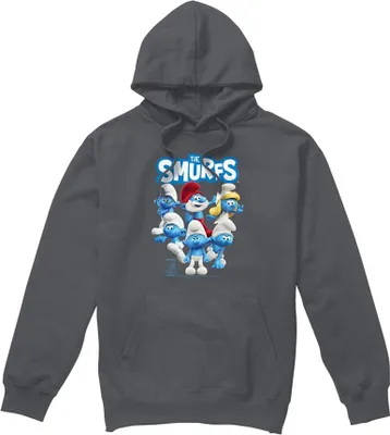 Imagen del producto de Los Pitufos - Sudadera con capucha para hombre/mujer, uni, modelo TV21227 (Talla S) (Color carbón)